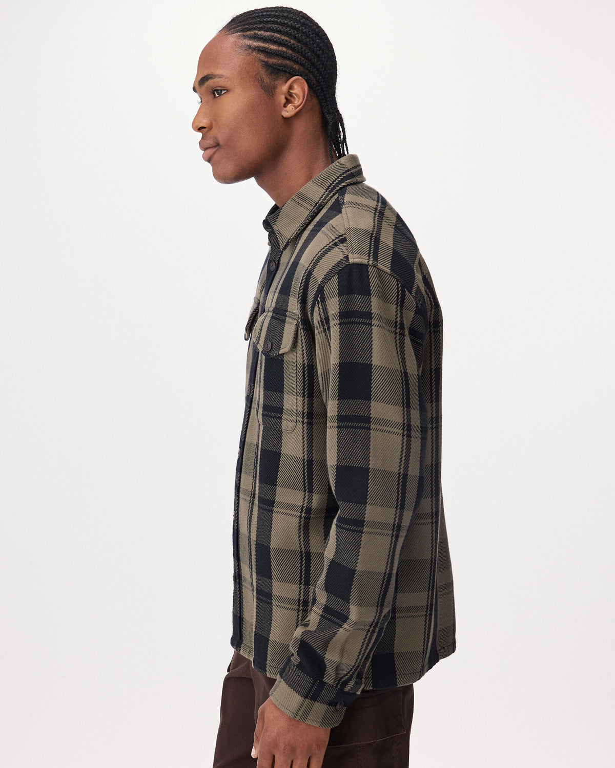 Cypress Twill Relaxed Shirt / SMOKEY OLIVE