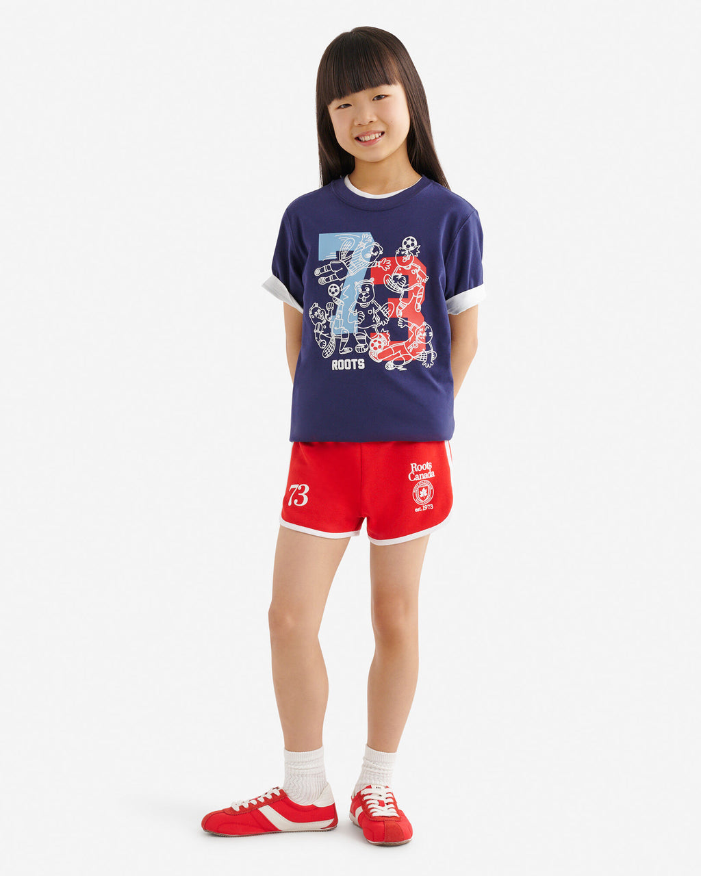 Kids Beaver League T-Shirt / INDIGO INK