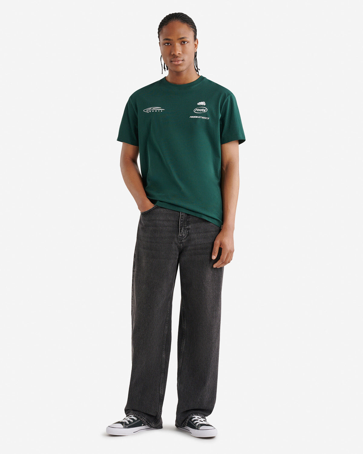 Mens Sponsored By Nature T-Shirt / VARSITY GREEN