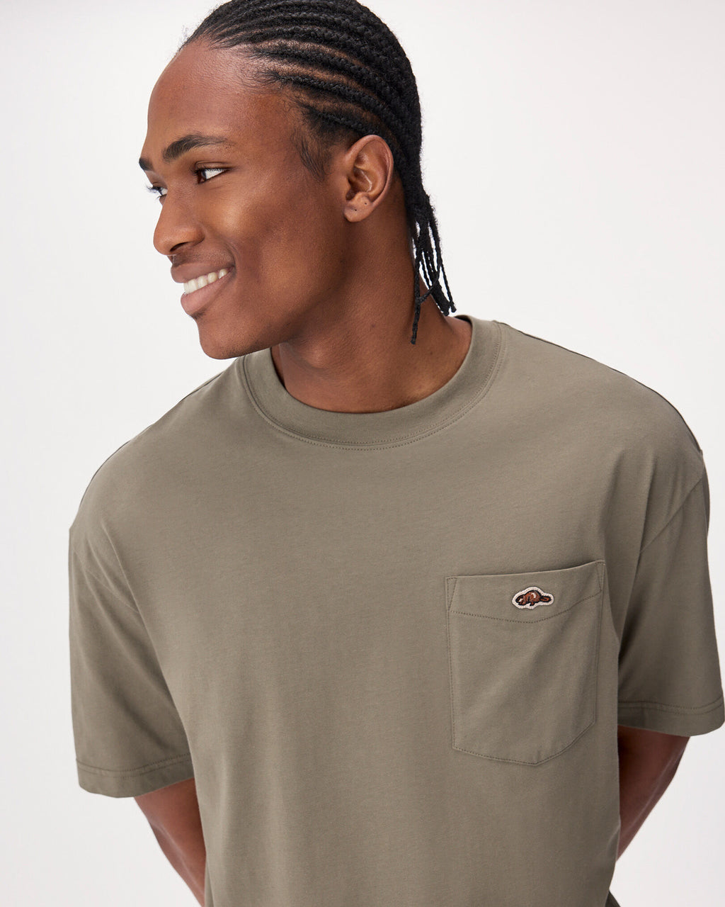 Mens Beavermark T-Shirt / SMOKEY OLIVE