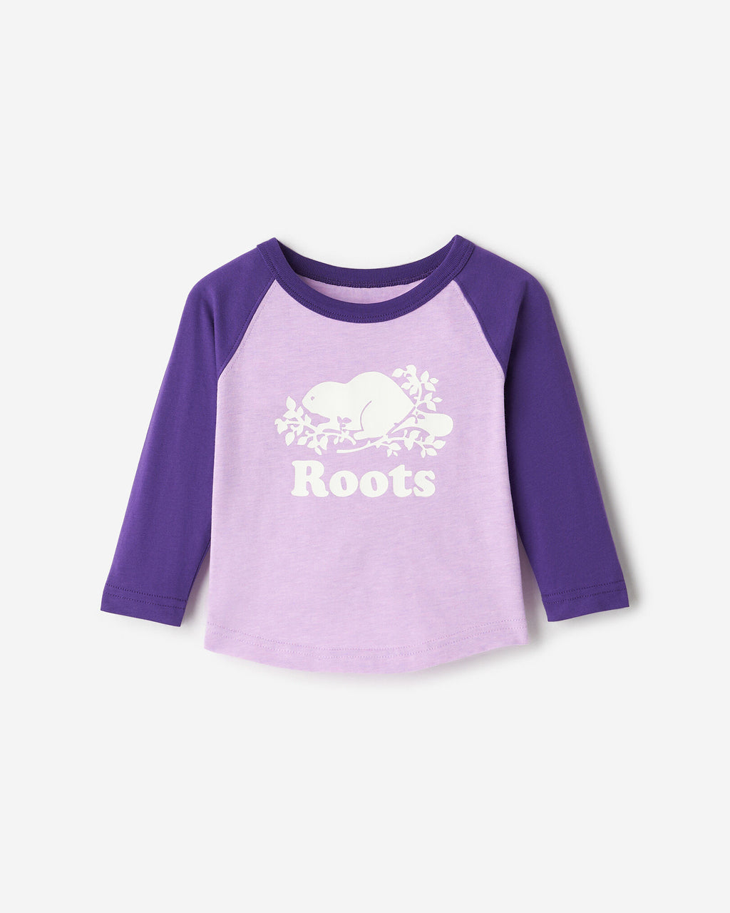 Baby Cooper Baseball Long Sleeve T-Shirt / VIOLET SKY