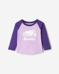 Baby Cooper Baseball Long Sleeve T-Shirt / VIOLET SKY