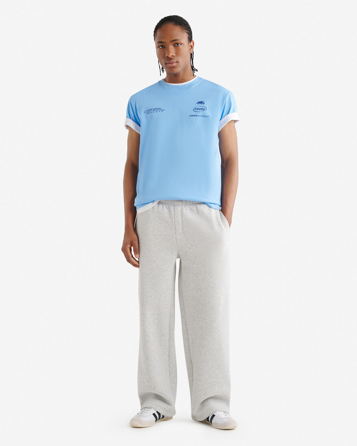 Mens Sponsored By Nature T-Shirt / ISLAND BLUE