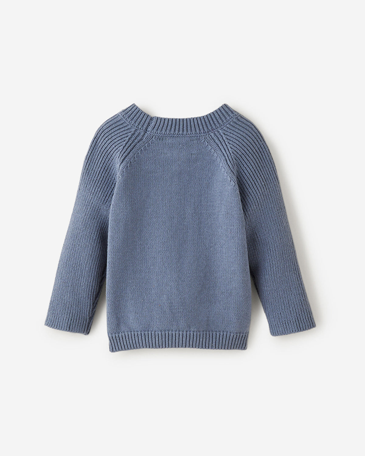 Baby Sweater Knit Crew / SLATE BLUE