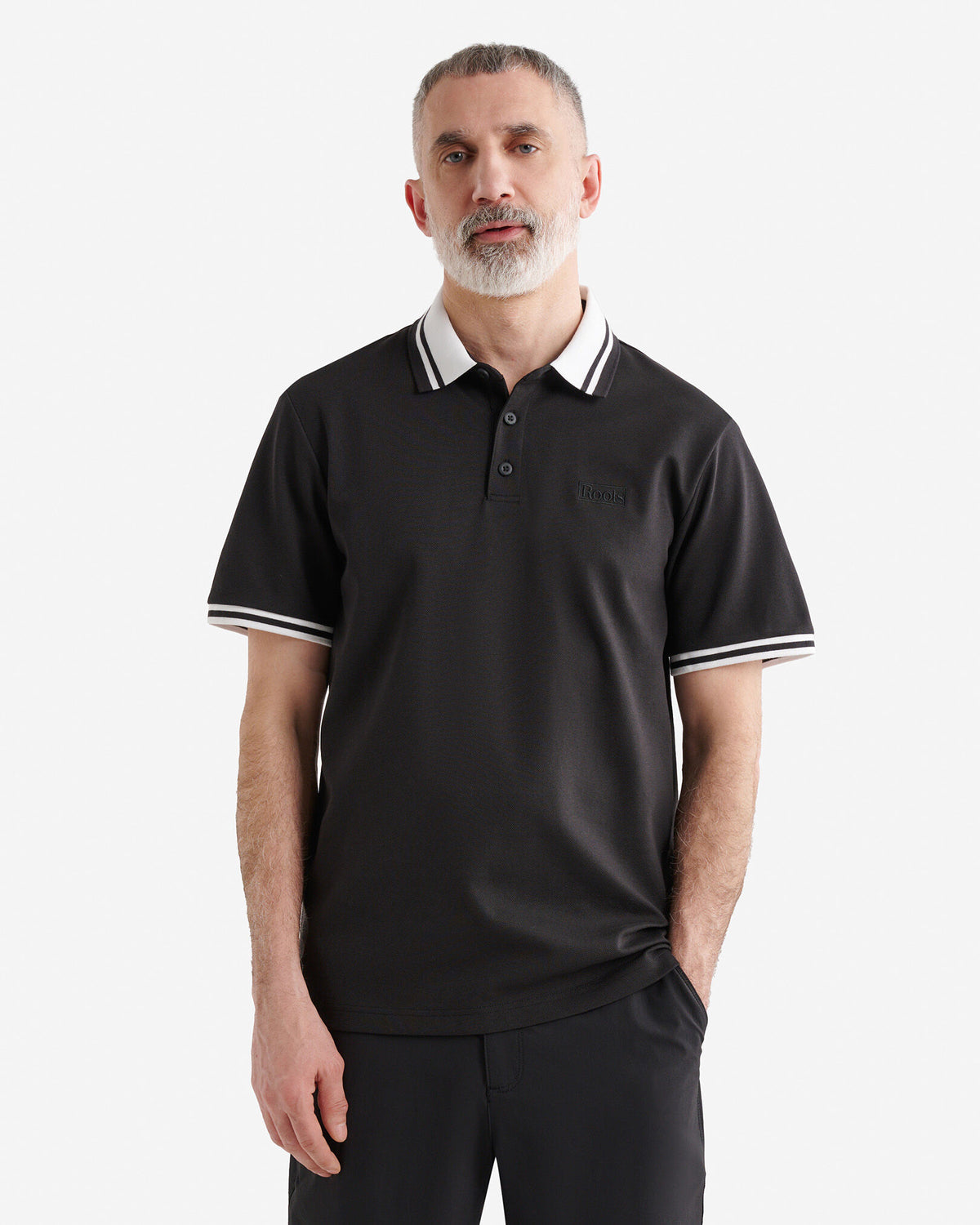 Summer League Active Pique Polo / BLACK