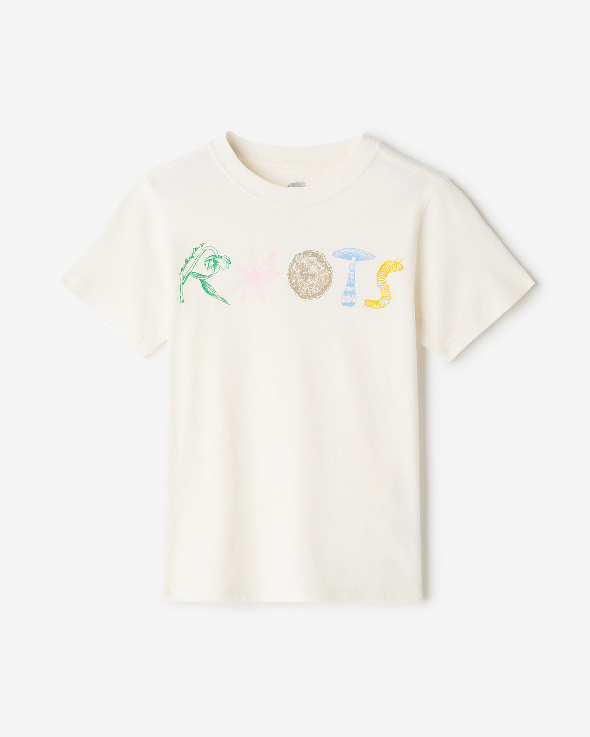 Kids Nature Stamps T-Shirt / EGRET