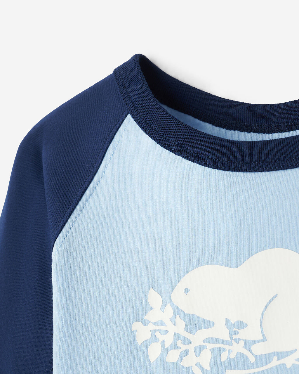 Baby Cooper Baseball Long Sleeve T-Shirt / TRUE NAVY