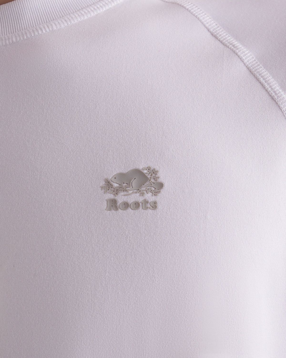 Renew Knit Short Sleeve Top / WHITE