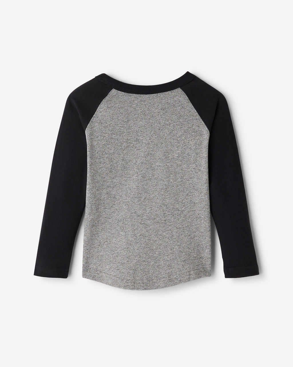 Toddler Organic Cooper Baseball T-Shirt / BLACK
