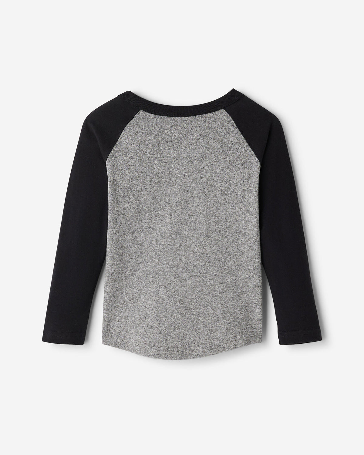 Toddler Organic Cooper Baseball T-Shirt / BLACK