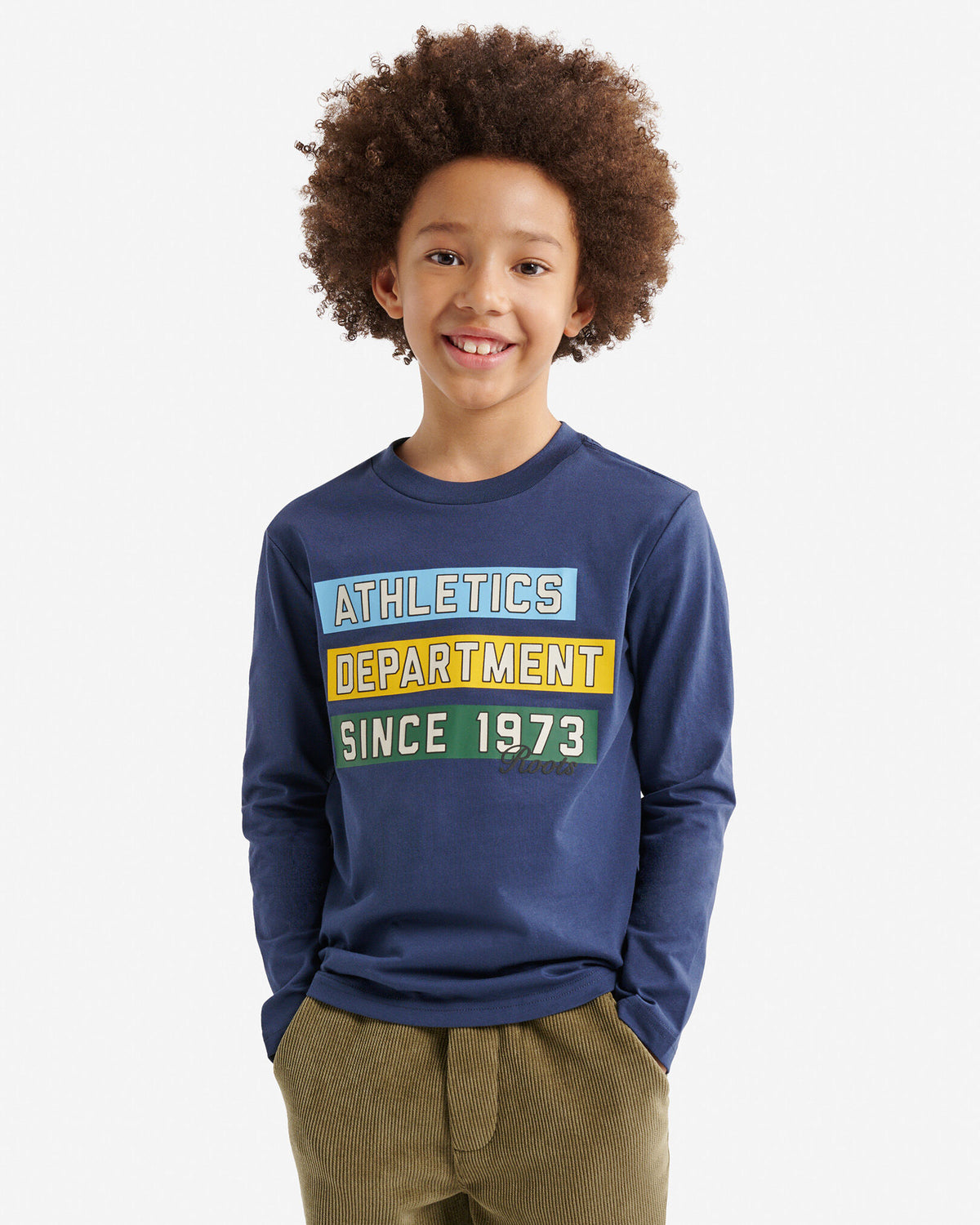 Kids Athletics Department T-Shirt / NIGHTFALL BLUE