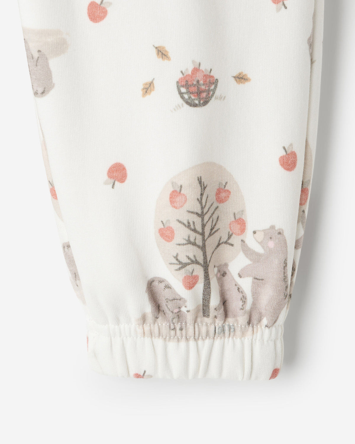 Baby Cozy Bear Sweatpant / EGRET