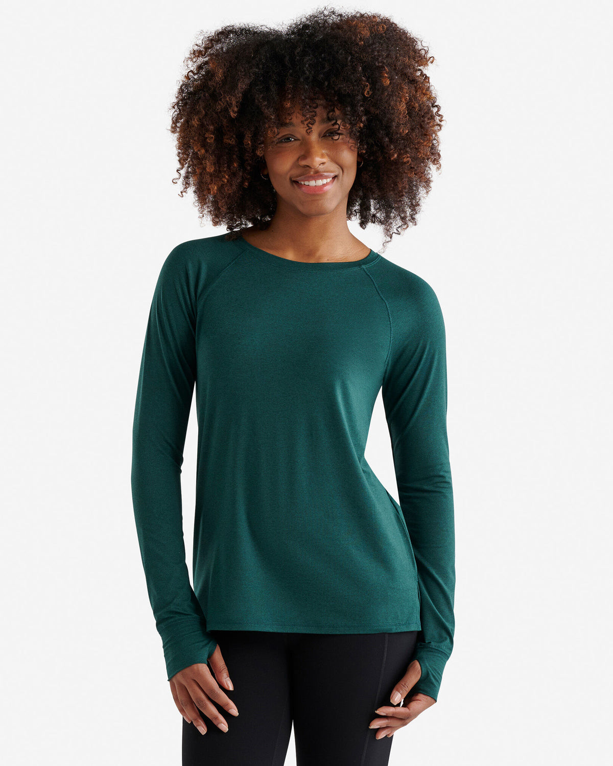 Renew Knit Long Sleeve Top 2.0 / VARSITY GREEN MIX