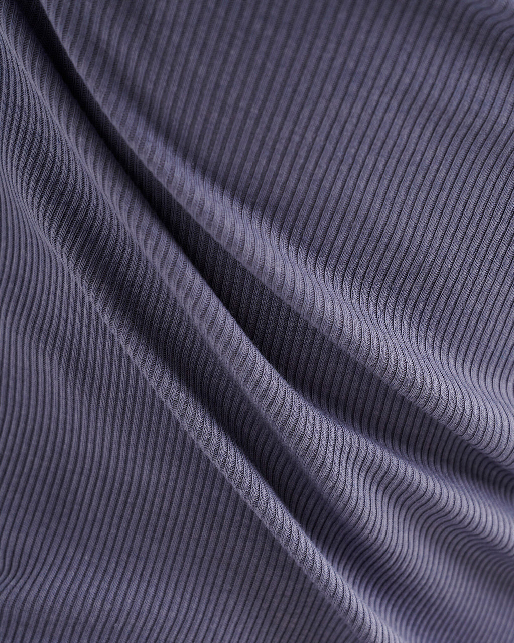 Roam Rib Fitted Long Sleeve Henley / TIDAL BLUE