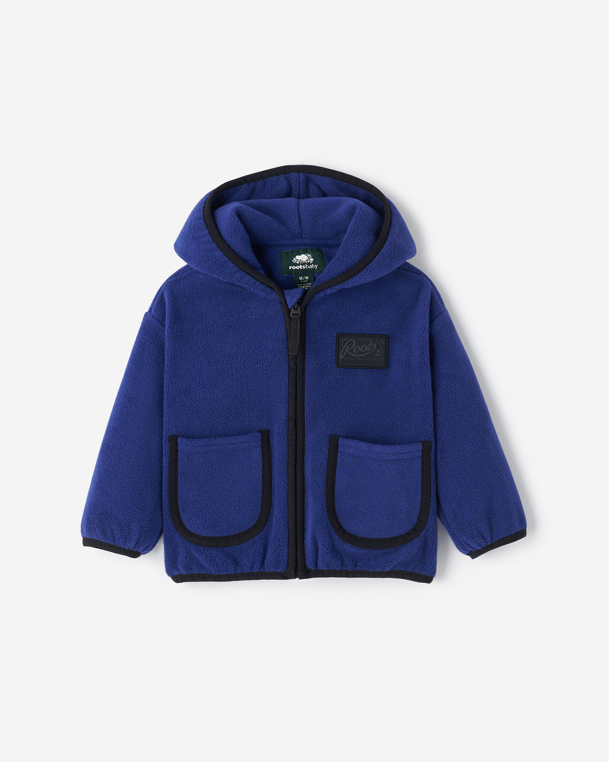 Baby Microfleece Full Zip Hoodie / BEACON BLUE