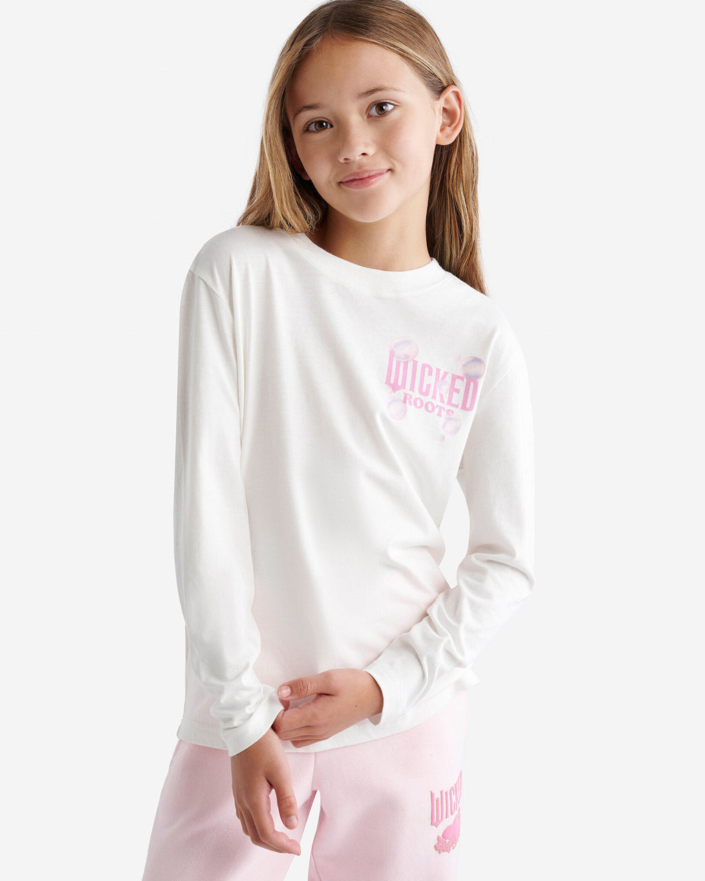 Kids  X Wicked T-Shirt / EGRET