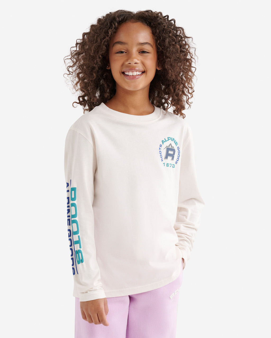 Kids Alpine Goods T-Shirt / GARDENIA WHITE