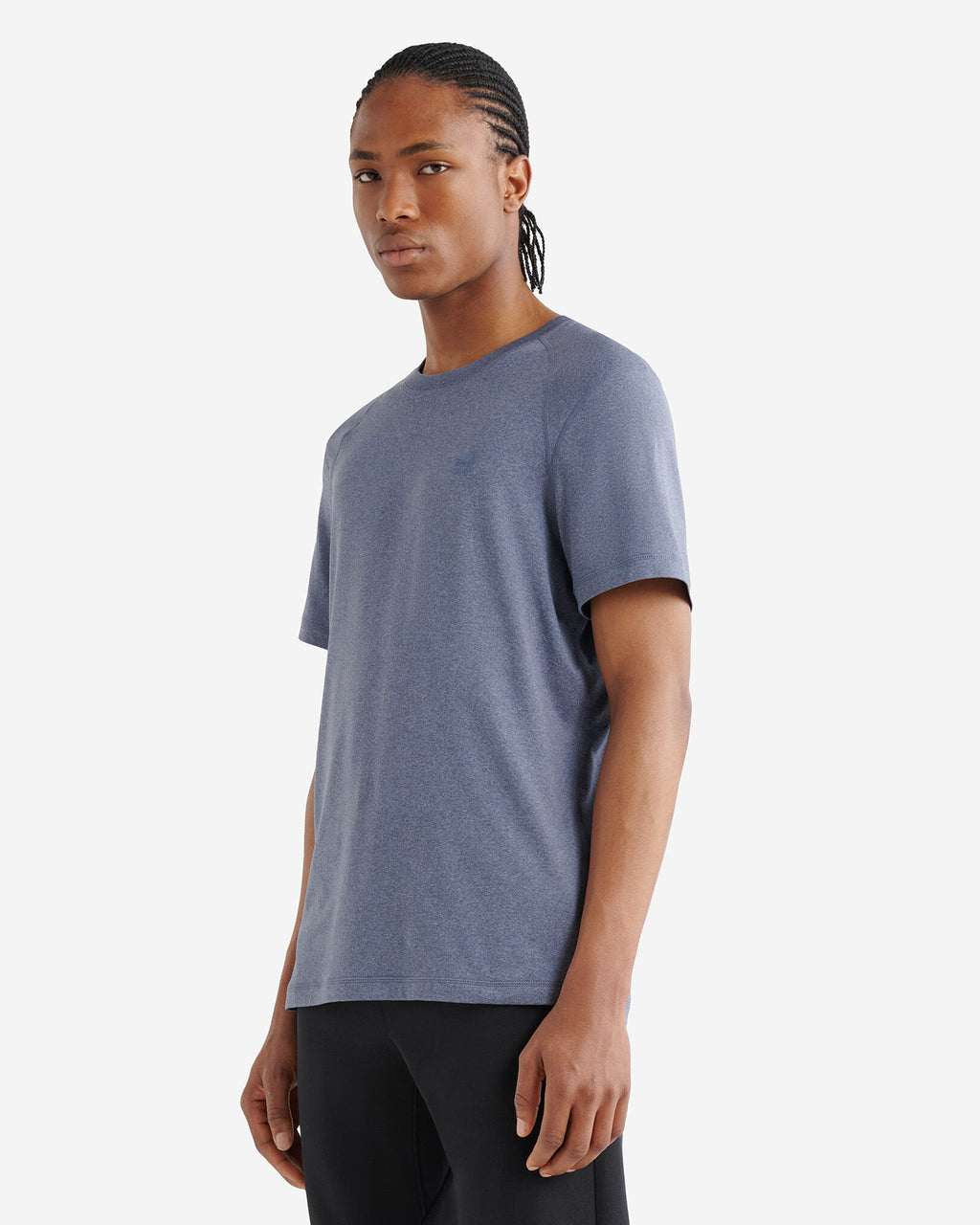 Renew Knit Short Sleeve Top / TIDAL BLUE PEPPER