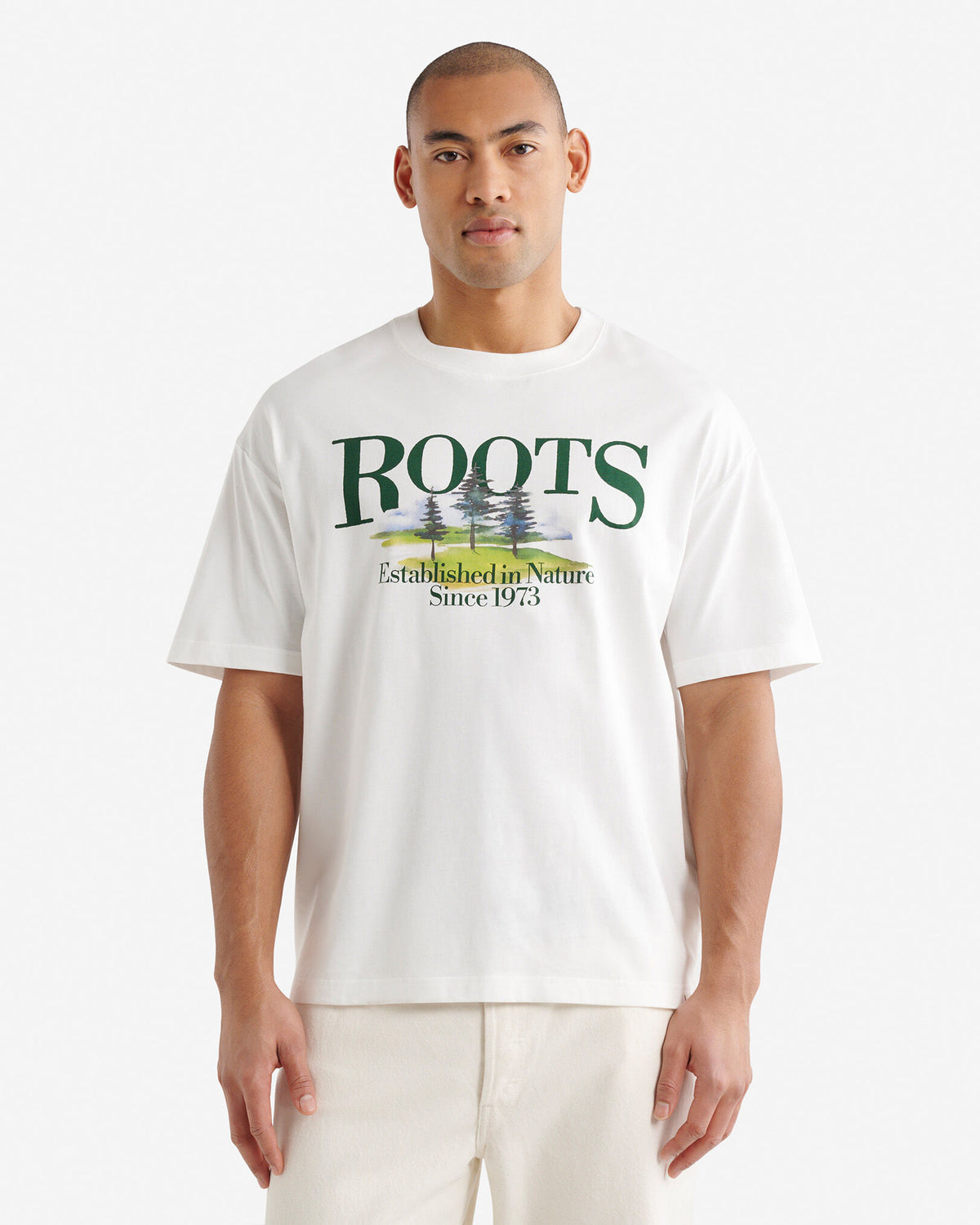 Mens Trailhead T-Shirt / EGRET