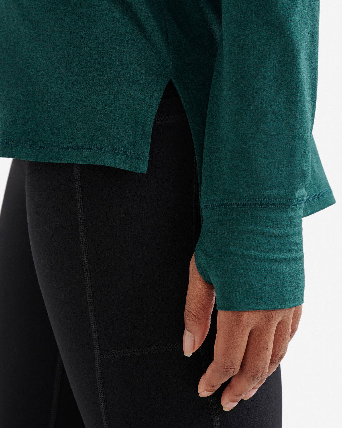 Renew Knit Long Sleeve Top 2.0 / VARSITY GREEN MIX