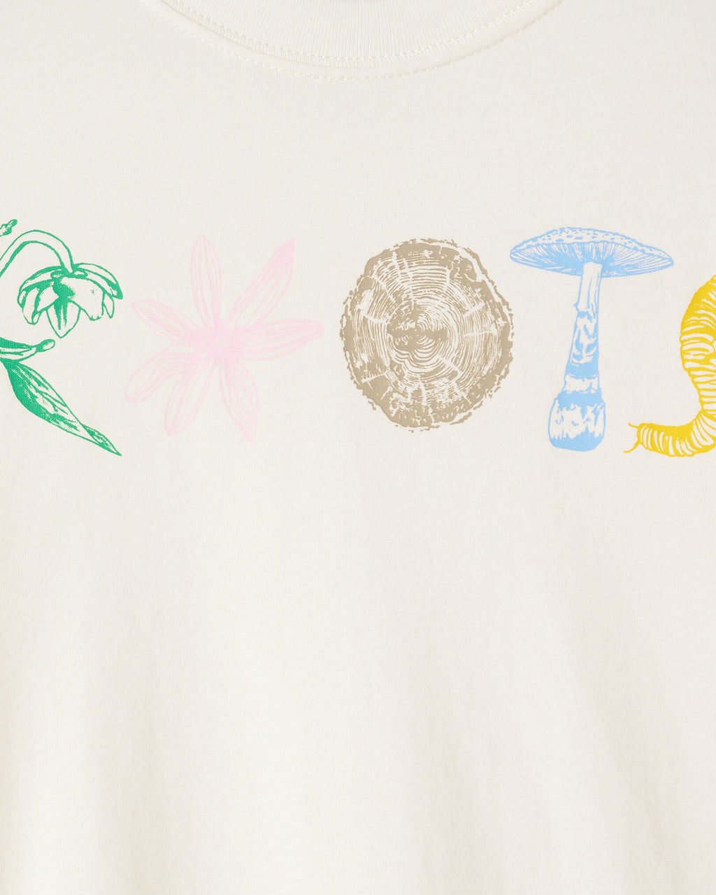 Kids Nature Stamps T-Shirt / EGRET