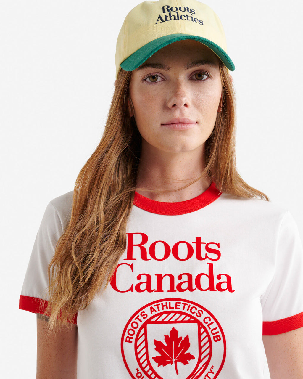 Northern Athletics Ringer T-Shirt / WHITE