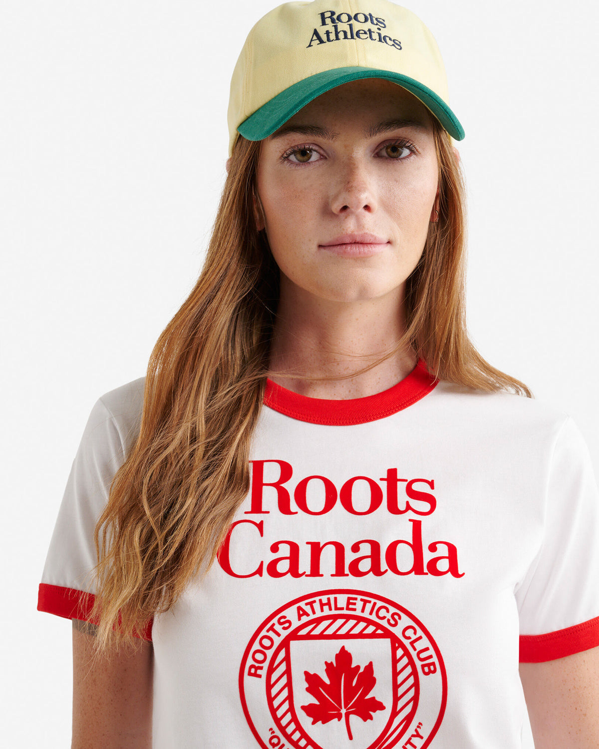 Northern Athletics Ringer T-Shirt / WHITE