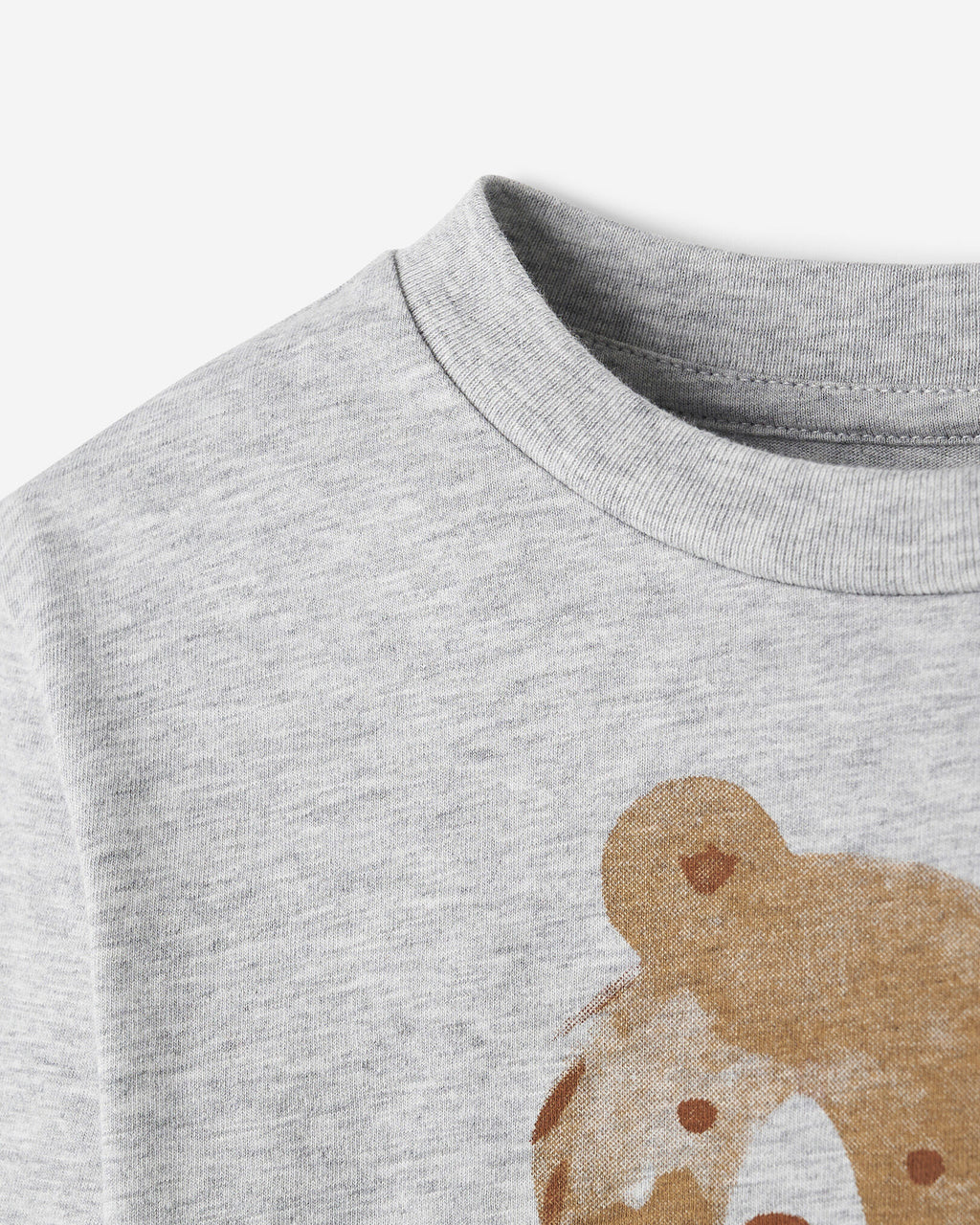 Toddler Bear T-Shirt / HEATHER GREY