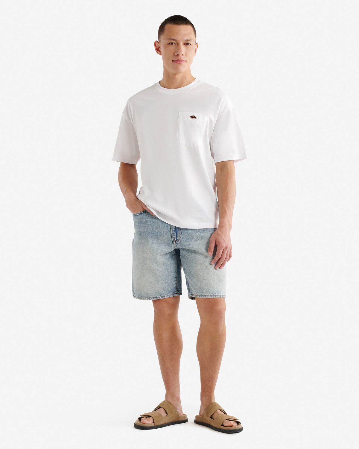 Mens Beavermark T-Shirt / WHITE