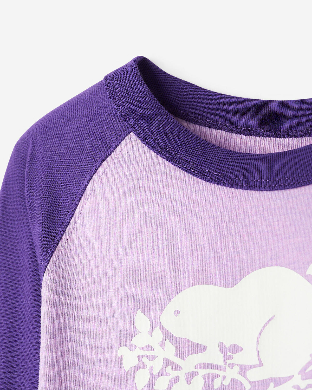 Toddler Cooper Baseball Long Sleeve T-Shirt / VIOLET SKY