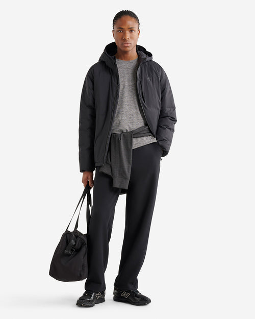 Active Textured Long Sleeve Top / SALT & PEPPER MIX