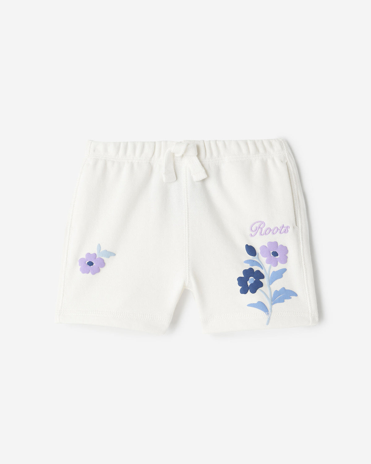 Baby Floral Short / EGRET