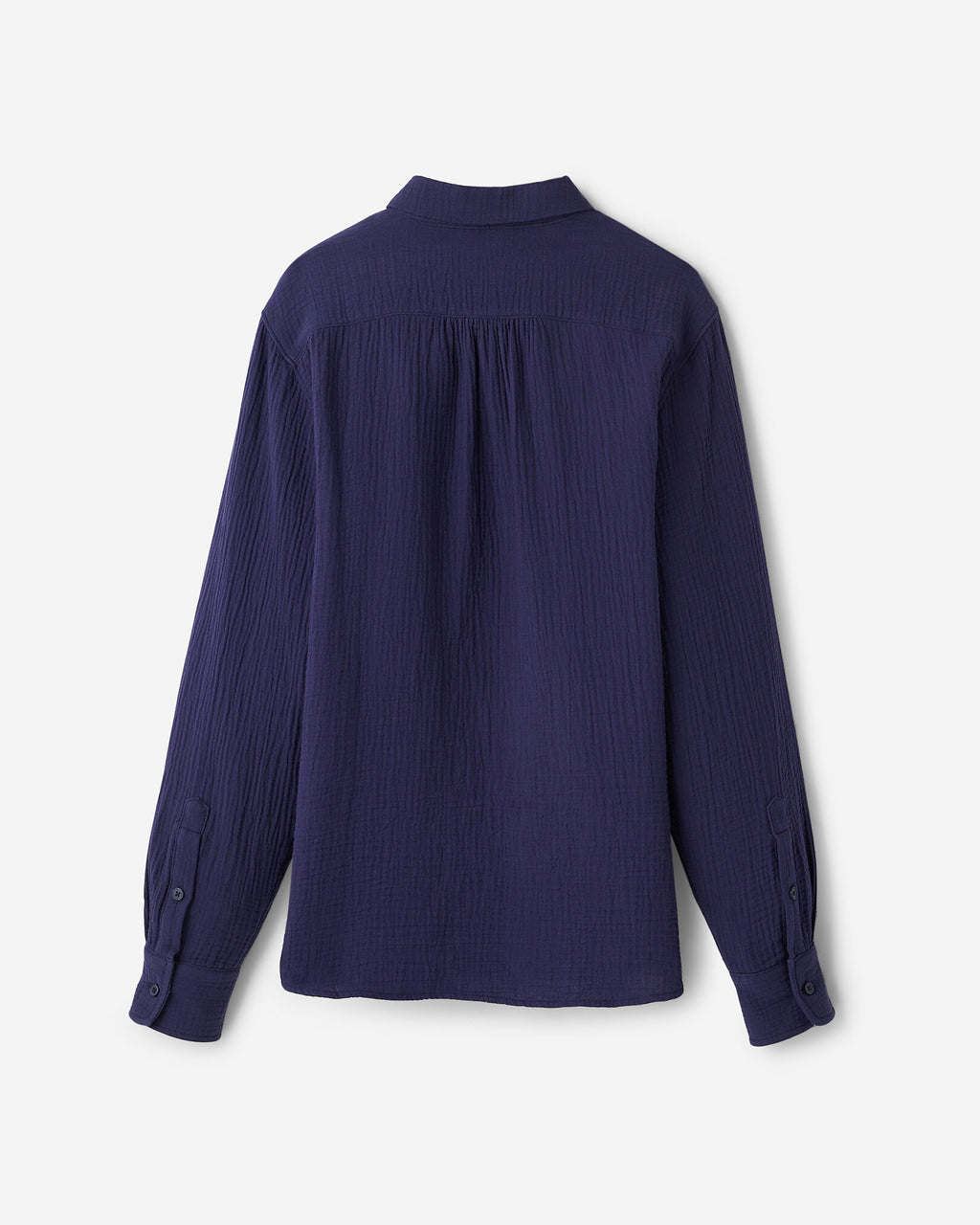 Isla Cotton Gauze Shirt / INDIGO INK