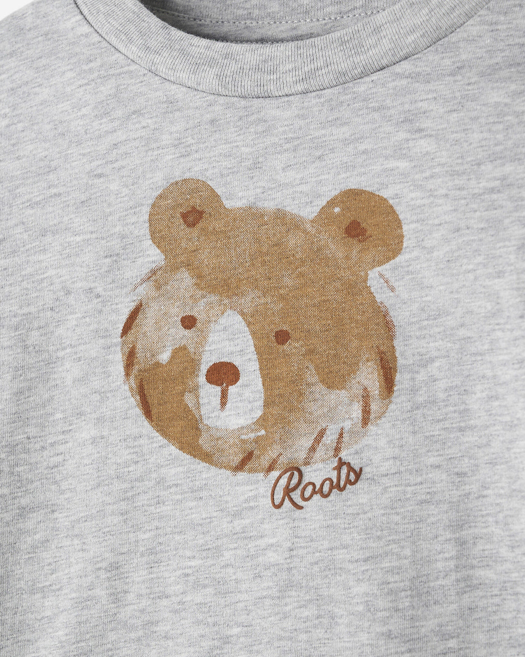 Toddler Bear T-Shirt / HEATHER GREY