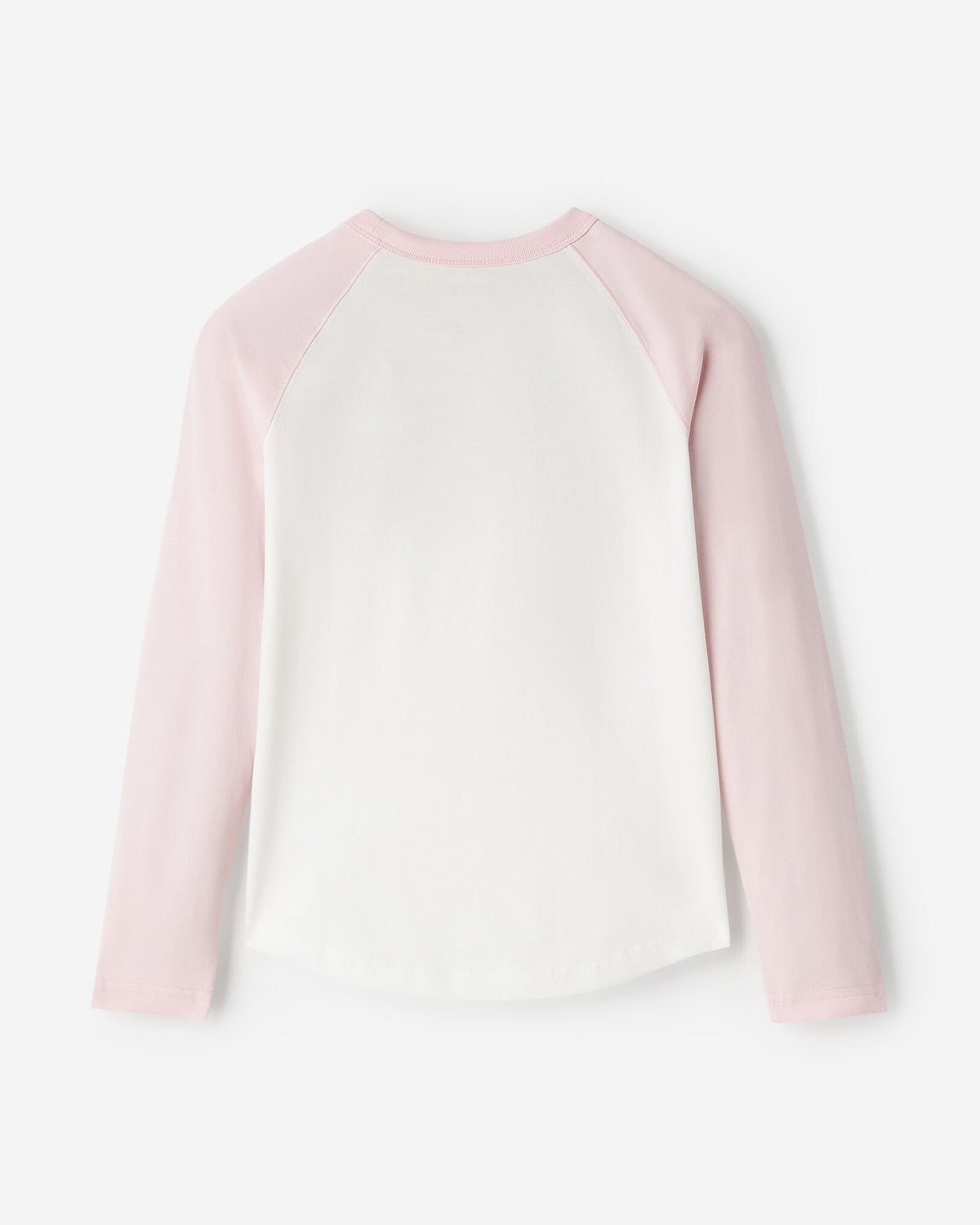 Kids Cooper Baseball Long Sleeve T-Shirt / BABY PINK