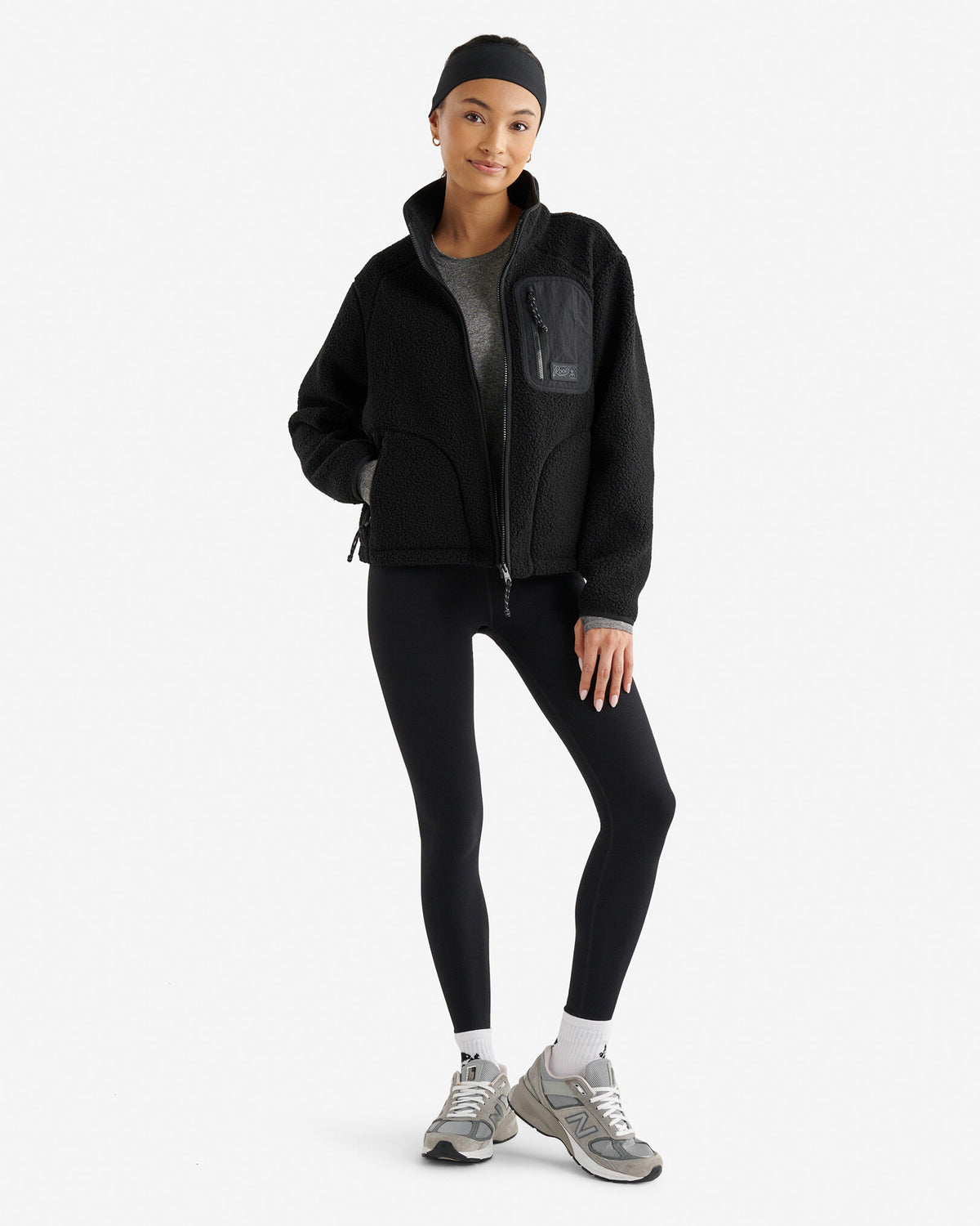 Renew Knit Fitted Long Sleeve Top / SALT & PEPPER