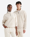 Fair Isle Quarter Zip / GARDENIA WHITE