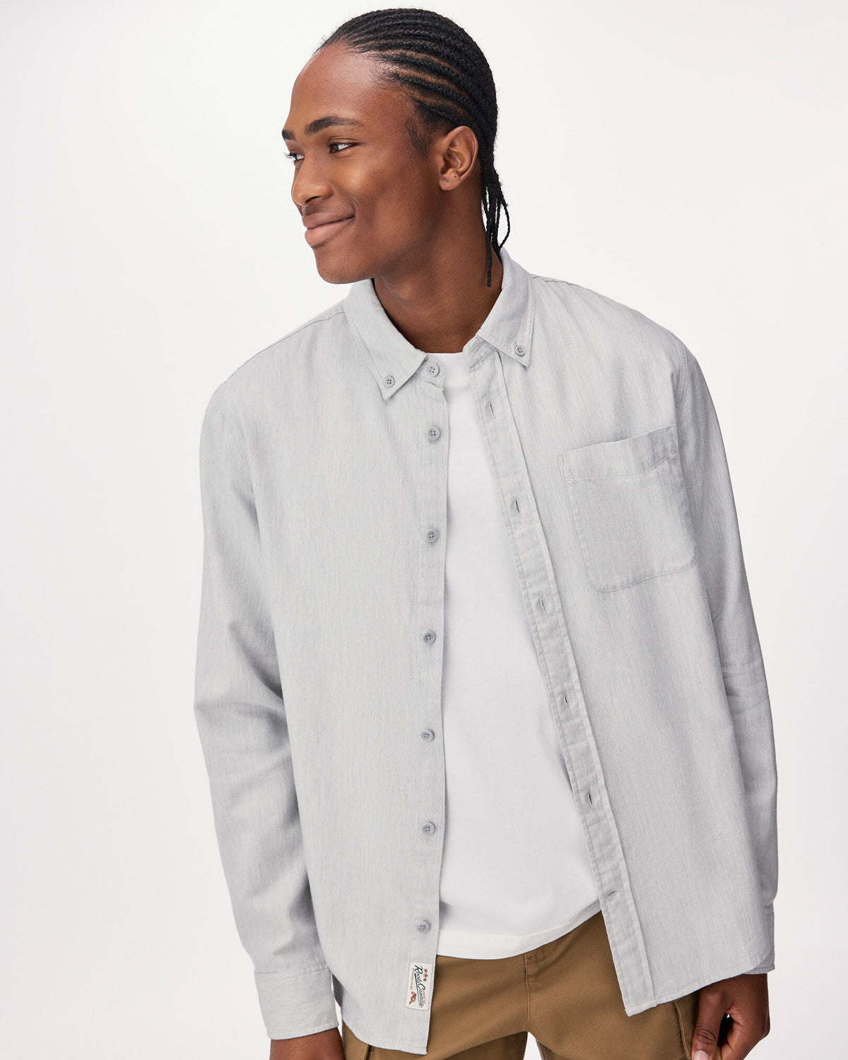 Barkley Twill Shirt / ATHLETIC GREY MIX