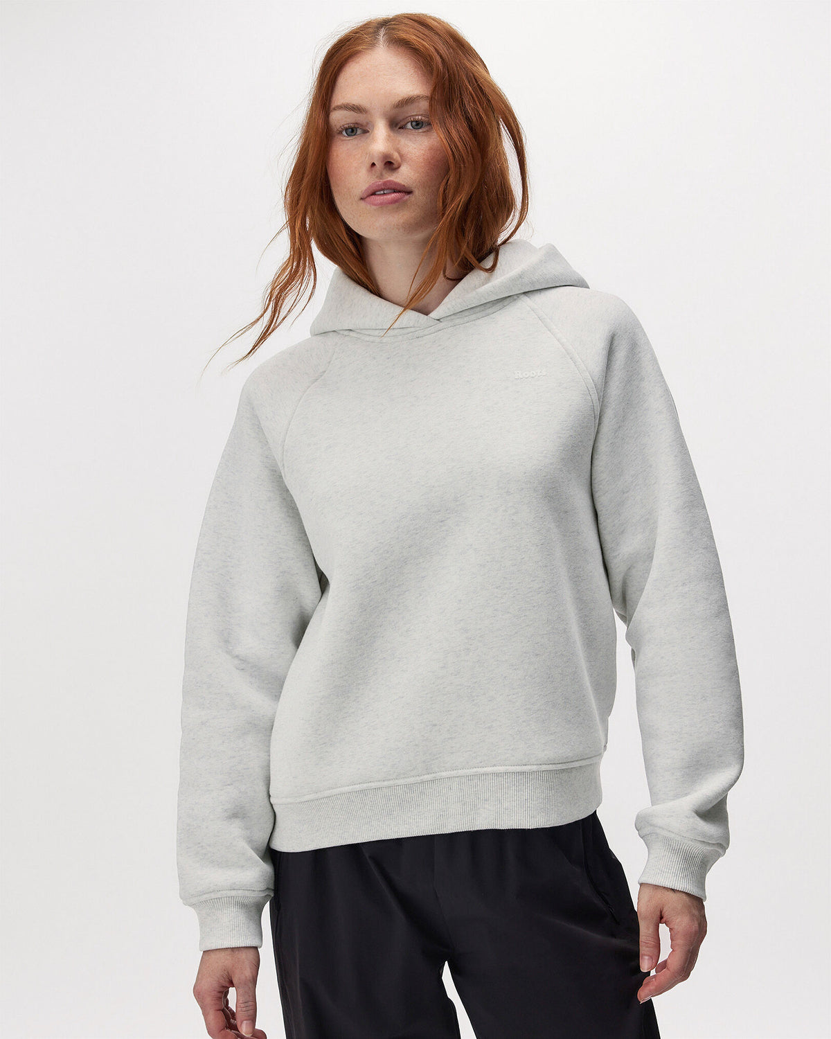 Cloud Raglan Hoodie / WHITE MIX