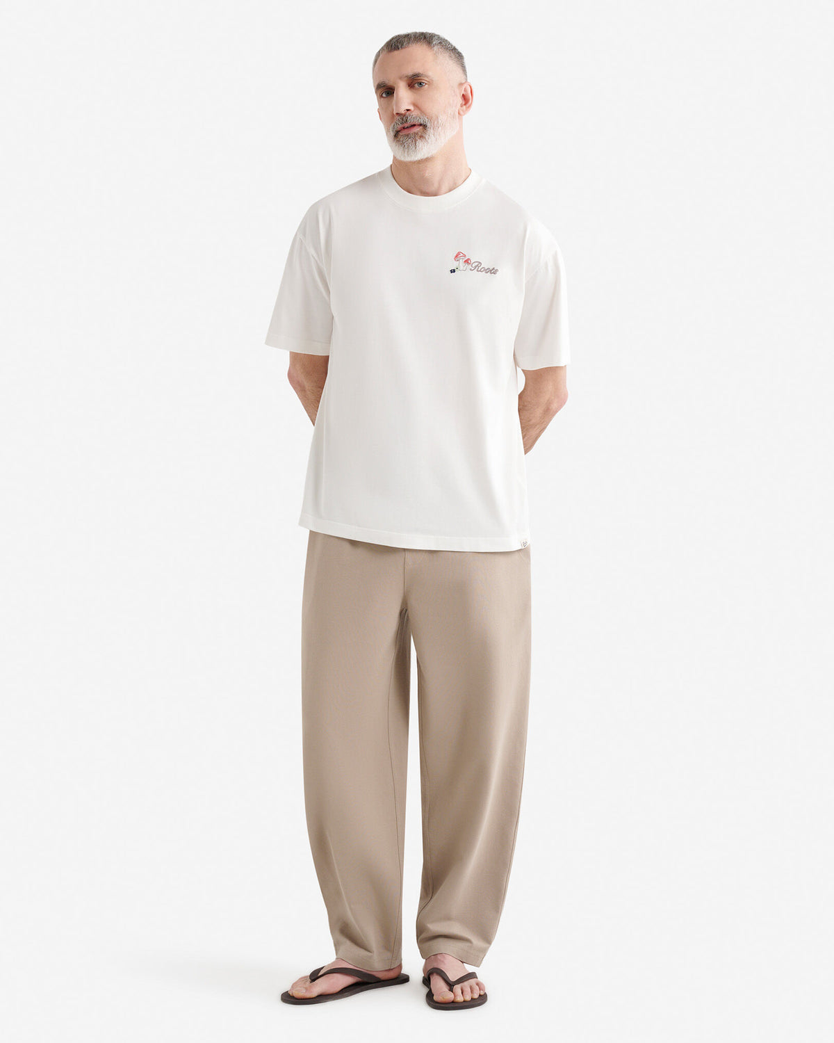 Mens Forager Series T-Shirt / EGRET