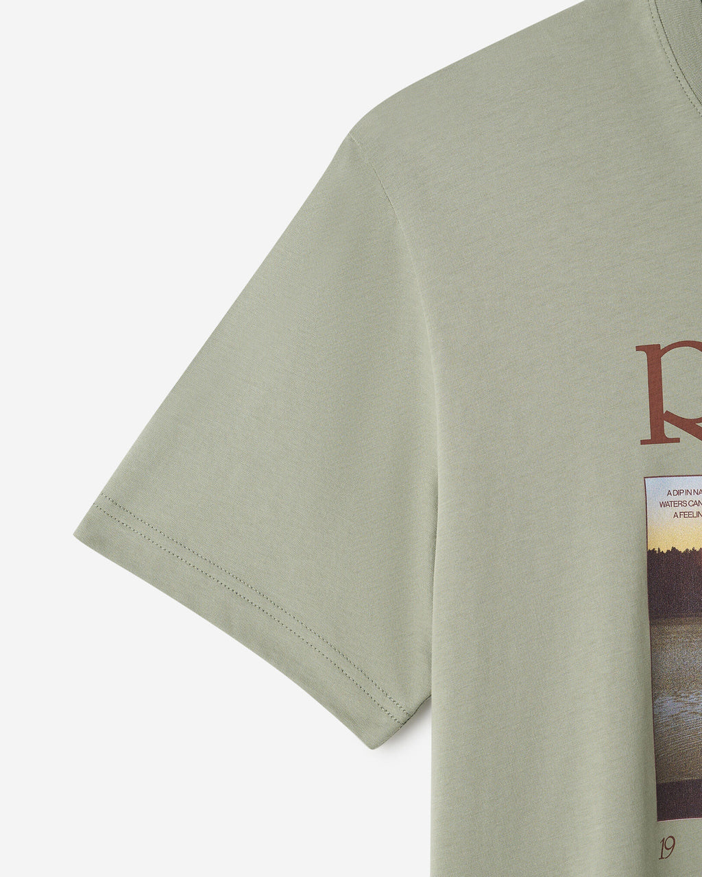Mens Wilderness Snapshot T-Shirt / SHADOW GREEN