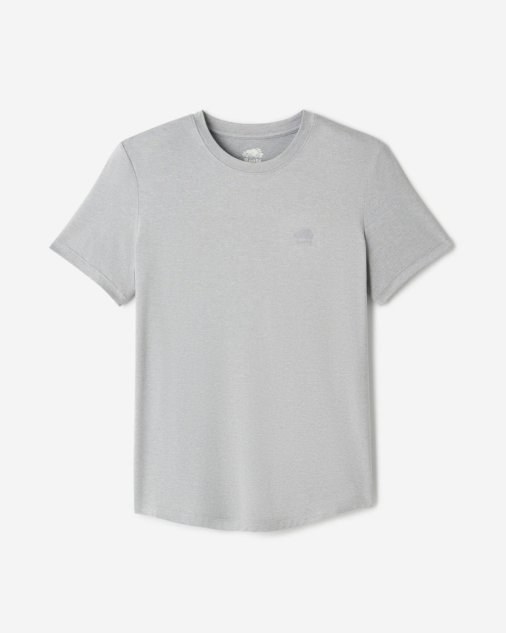 Renew Knit Classic Short Sleeve Top / HEATHER GREY