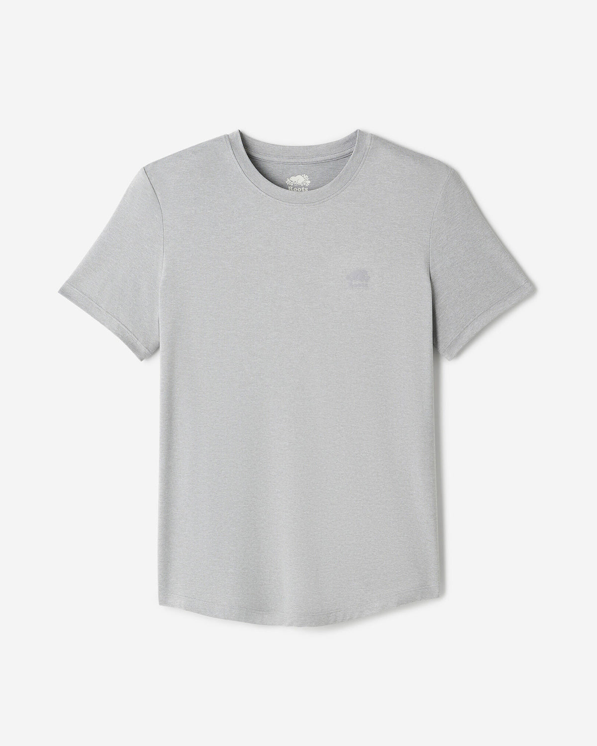 Renew Knit Classic Short Sleeve Top / HEATHER GREY