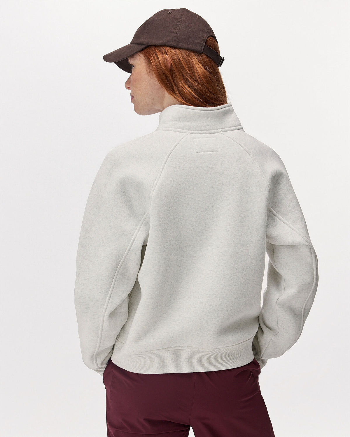 Cloud Quarter Zip / WHITE MIX