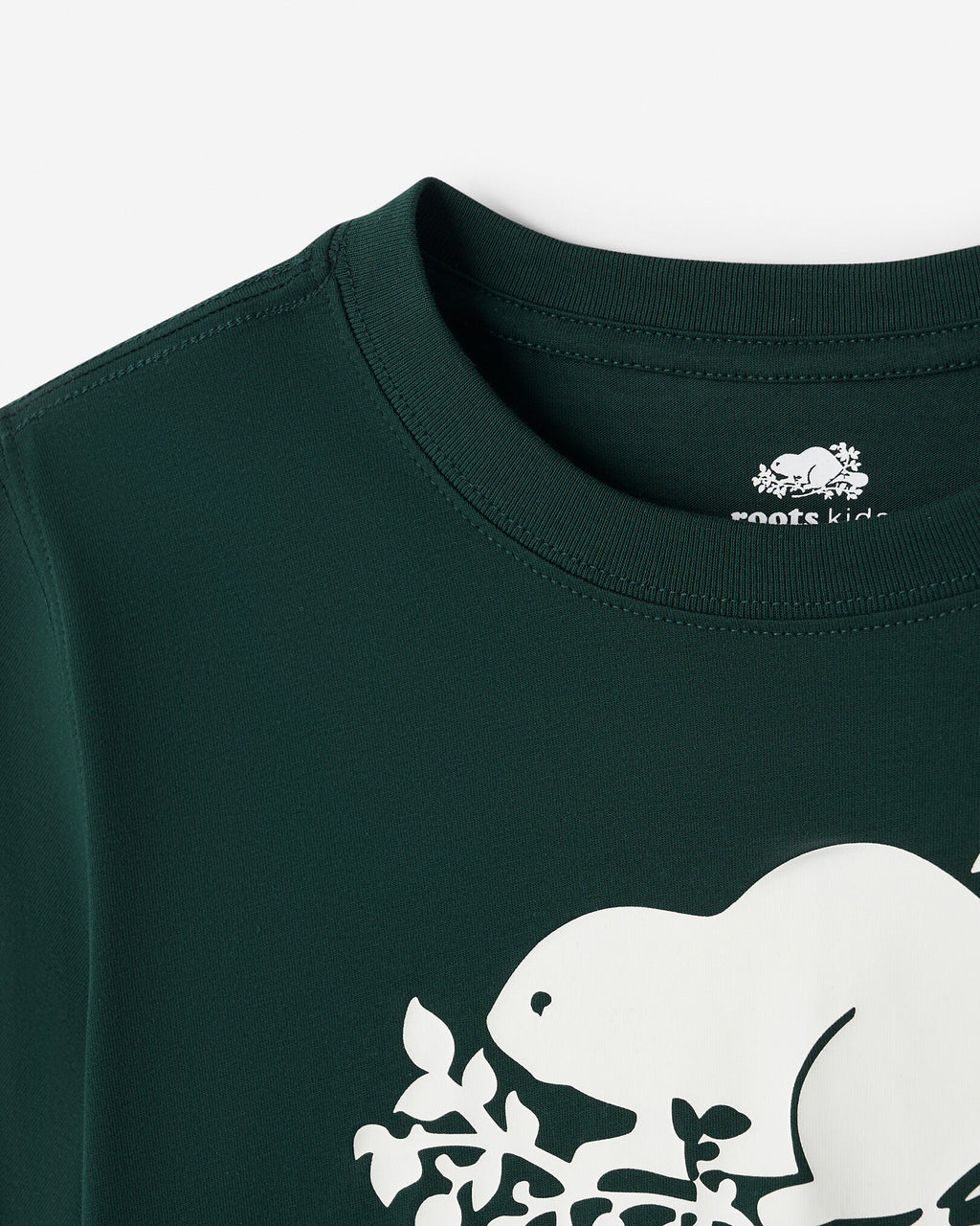 Kids Organic Original Cooper Beaver T-Shirt / VARSITY GREEN