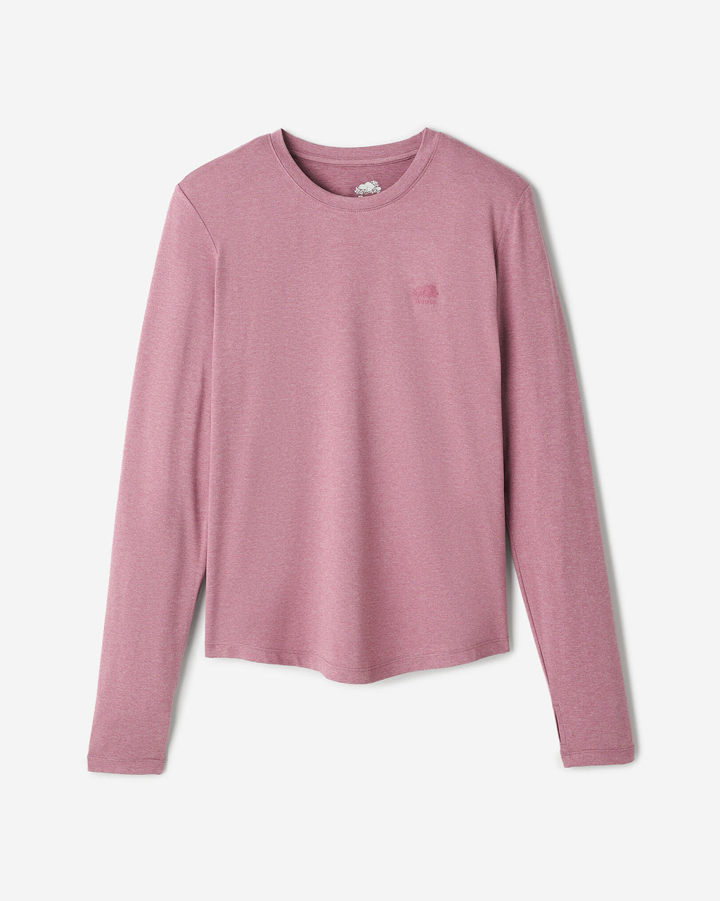 Renew Knit Classic Long Sleeve Top / DUSKY PLUM MIX