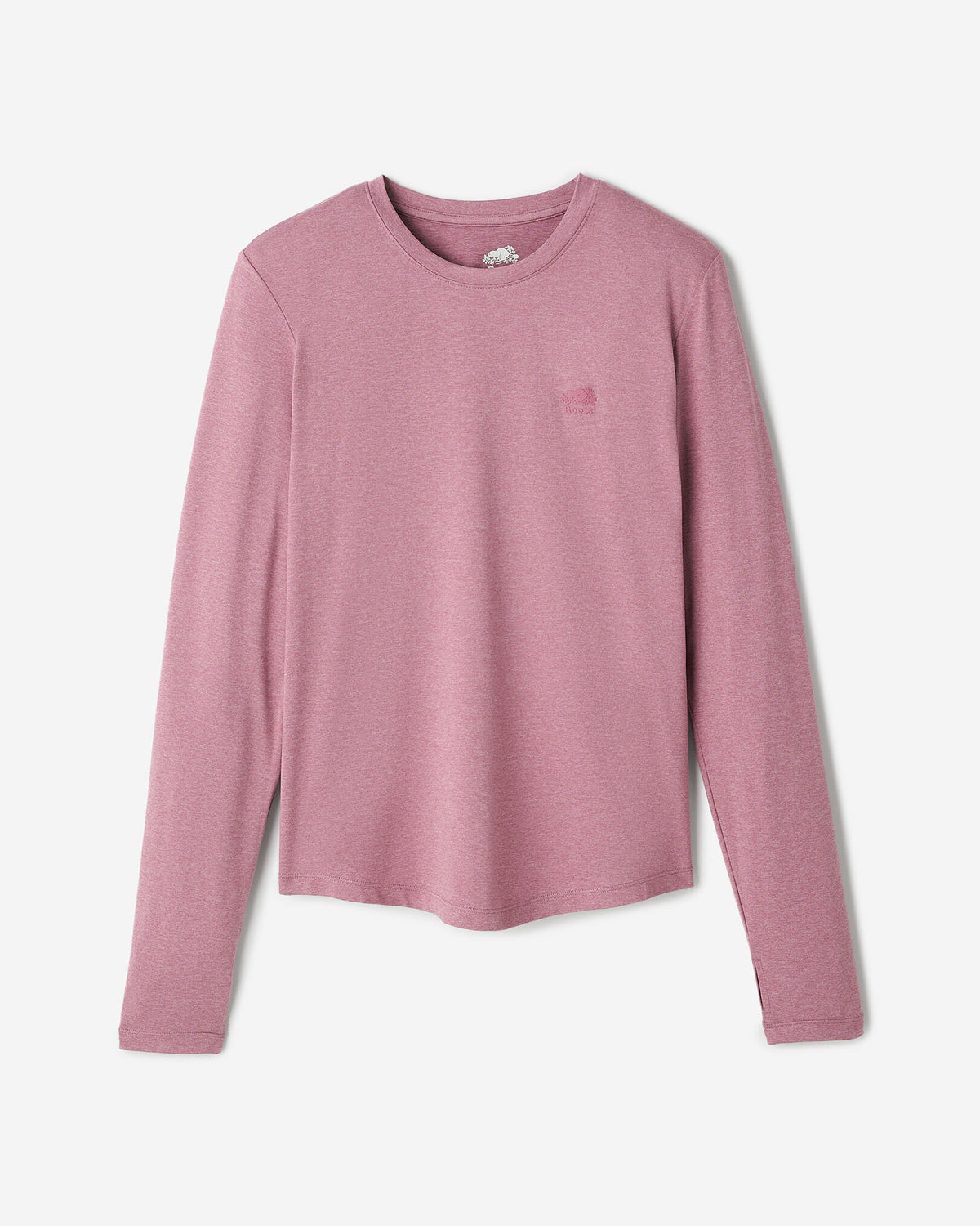Renew Knit Classic Long Sleeve Top / DUSKY PLUM MIX