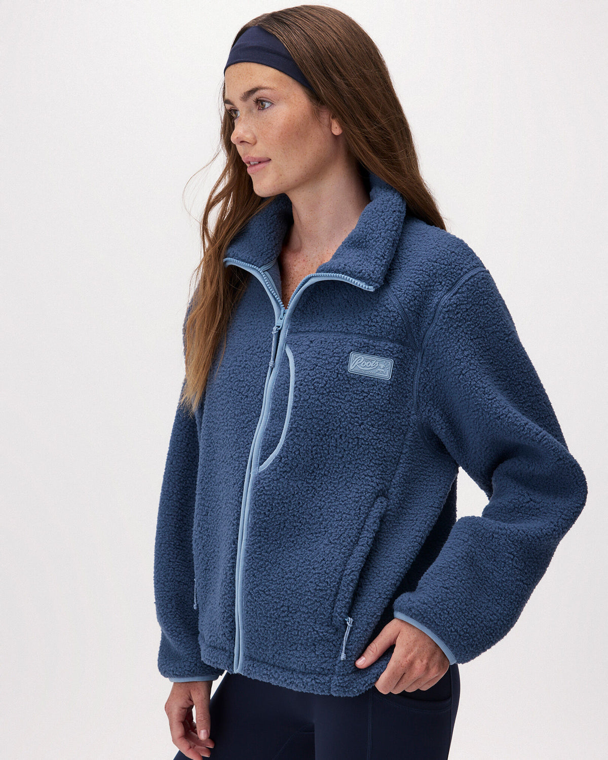 Alta Shearling Fleece Jacket / DARK DENIM