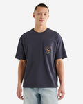 Mens Pocket Trail Relaxed T- Shirt / MIDNIGHT GREY