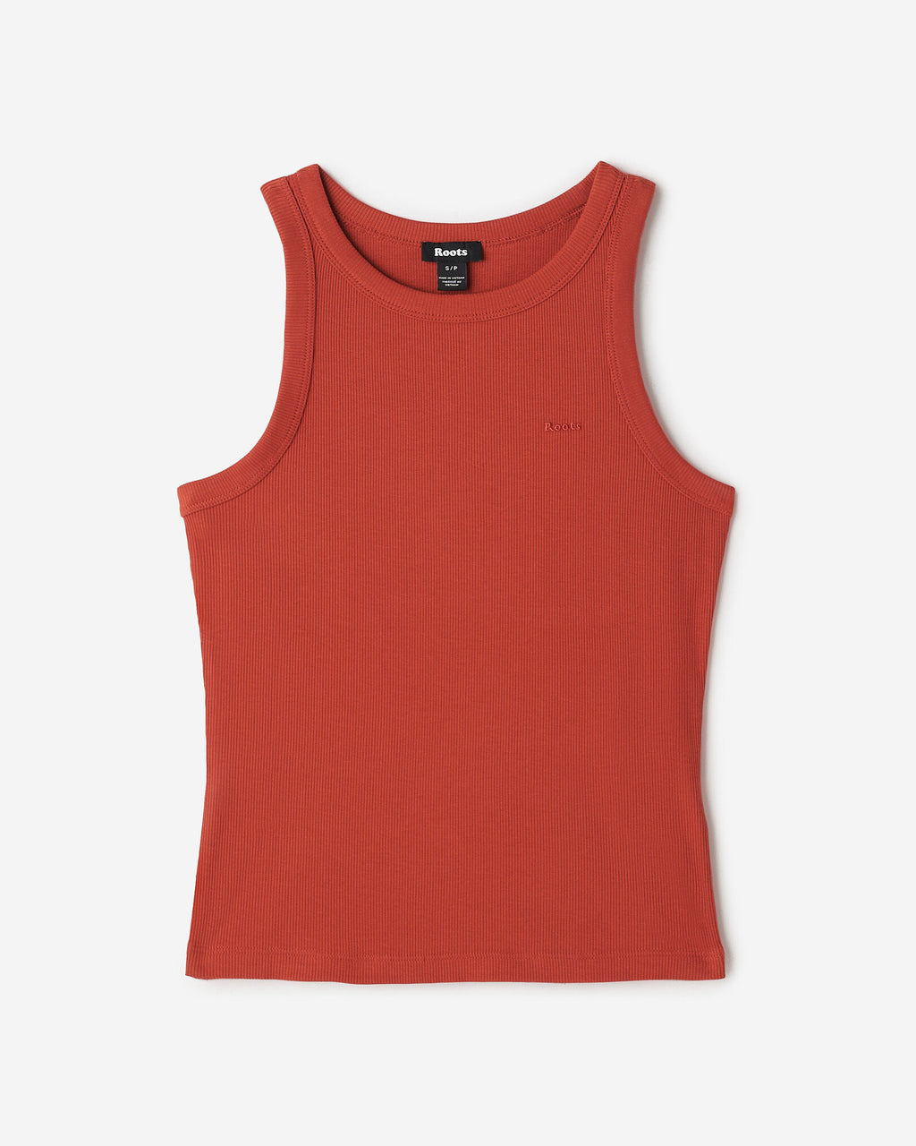 Roam Rib Fitted Tank Top / CANYON RED